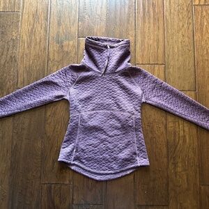 Marmot Quilted Pullover Sweater Purple Size Medium EUC!